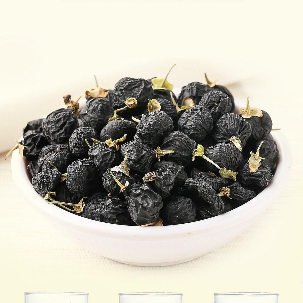 Black Goji Berry 500g, Natural Medicinal Herb, First Wild Harvest, Cheonghae, Direct from Farm, 1 Pcs 500g