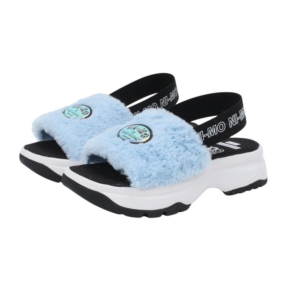 Moonstar NM J109 2E Girls' Sandals, Sax, 19.0 cm,