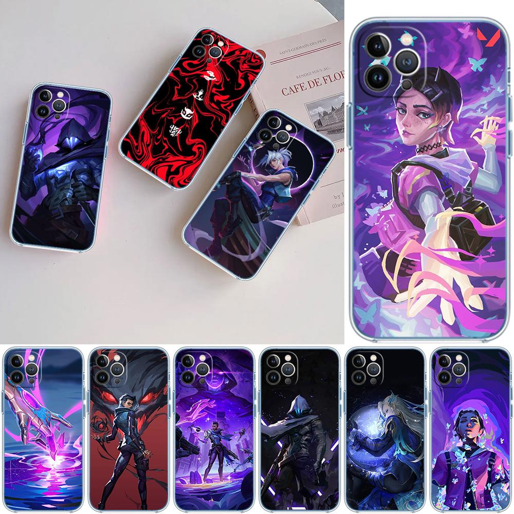 LO92 V-VALORANT Transparent Phone Case for LG K22 K30 K40 K40S K41 K42 K50 K50S K51 K51S K52 K61 K62 K71 K92 Q60 Q61 V40 V50 V60