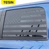 TESIN Autocolante pentru mașină Dodge RAM 1500 Autocoltant pentru geamul din spate a mașinii SUA, steagul SUA, pentru Dodge RAM 2010-2017, 2 buc.