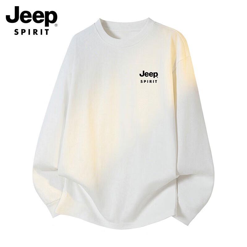 JEEP SPIRIT Men s Casual Crewneck Long Sleeve T-Shirt XL