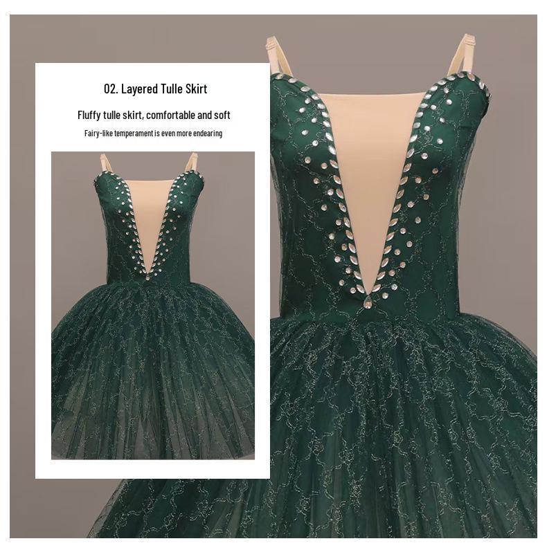 Kids Princess Dress: Flower Girl, Birthday, Wedding, Formal Event, Puffy Tulle Skirt, Prom Costume