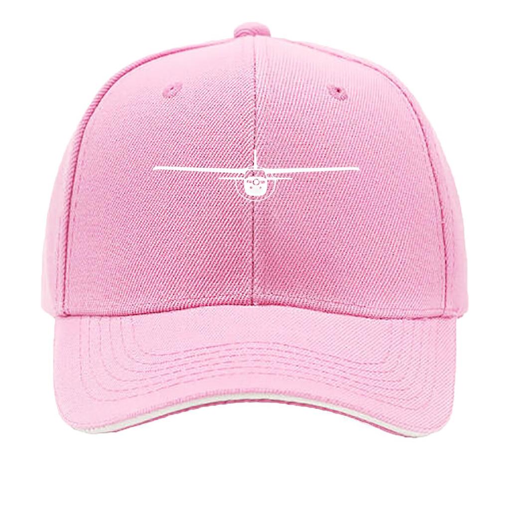 Plane Aviation  Inspired Line Art Hip Hop hat Fashion Outdoor Sports Sandwich Baseball Cap