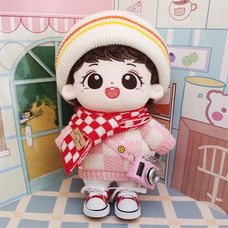 Sun Yingsha 20cm Plush Star Doll - Cute Holiday Toy Gift