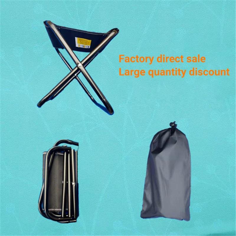 Outdoor Camping Chair Portable Folding Aluminum Foldable Fishing Chair Stool Seat Hiking Tools Picnic Camping Stool
