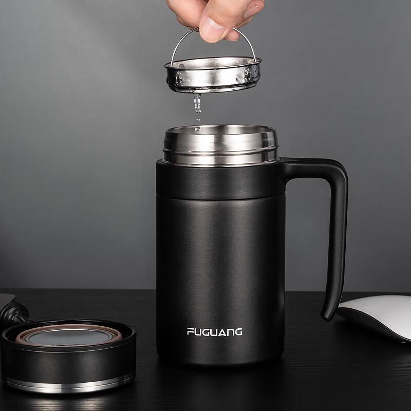 FUGUANG 550ml Stainless Steel Vacuum Insulated Mug with Handle