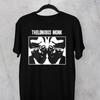 Thelonious Monk Neues Schwarzes T-Shirt Kurzarm Alle Größen S 5XL Xz778