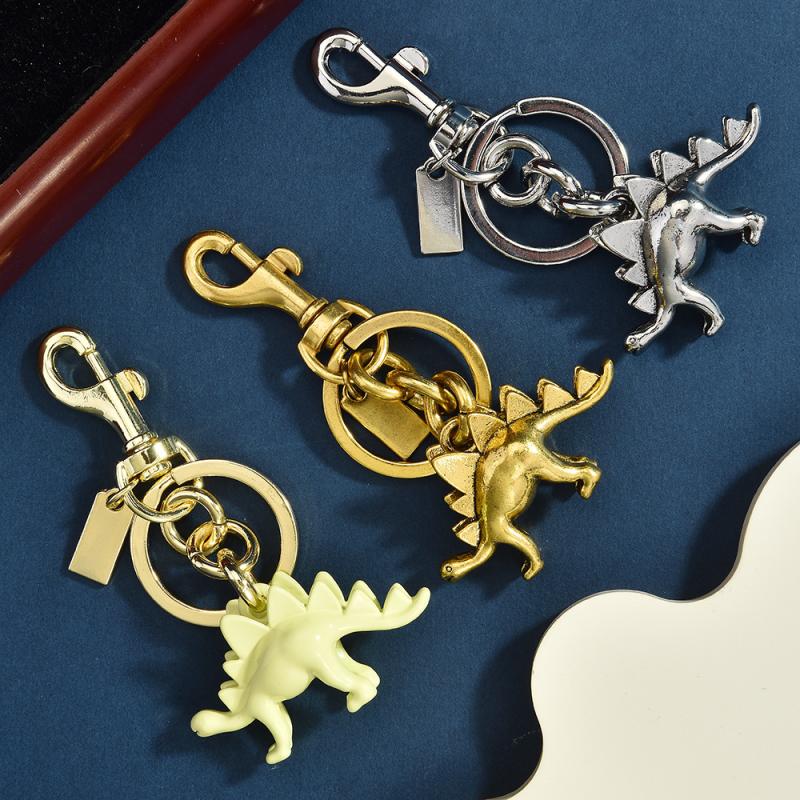 Retro Creative Dinosaur Keychain Bag Charm Pendant Keyring For Women Men Jewelry Accessories Gift
