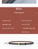 Women's Genuine Leather Thin Fashion Belt - Versatile Decorative Ins Style Waistband for Jeans