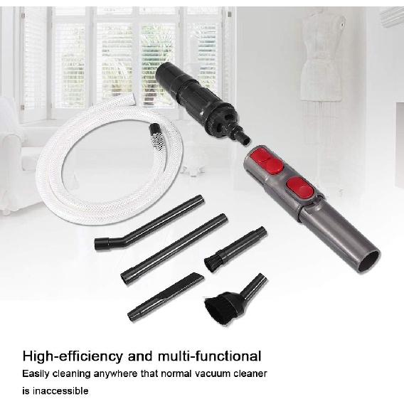 Fdit Mini Micro Vacuum Cleaners Adapter Tool Universal Dusty Brush Vacuum Attachment Car Vehicle Cleaning Kit for 28mm or 35mm (Needs Adapter) Vacuum