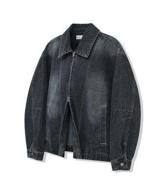 Standarderror 87-Stan118 [Classic] Florence Vintage Washed Minimal Denim Jacket Vintage Blue