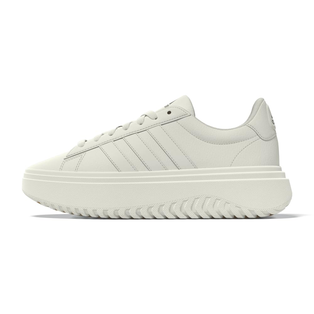 

Кроссовки Adidas Grand Court Platform NIX16 Металлик Размер см Женские Бежевый/Бежевый/Кибер (IH9111), 23,0