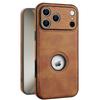 High-grade Leather Phone Case for Apple 17 Pro Max/16 Pro/15 - Trendy & Protective Design
