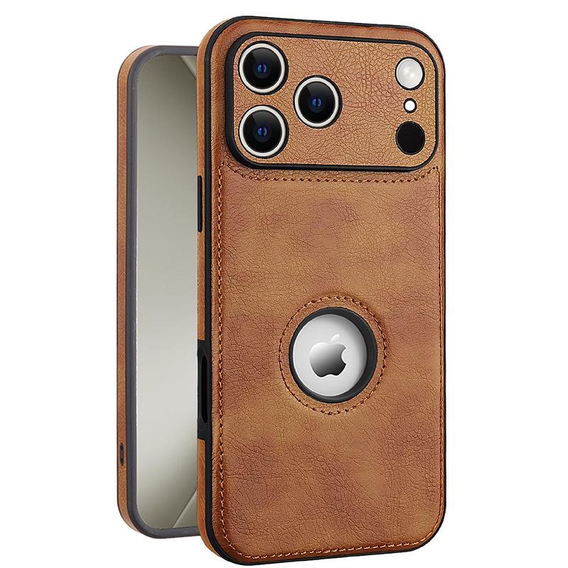 High-grade Leather Phone Case for Apple 17 Pro Max/16 Pro/15 - Trendy & Protective Design