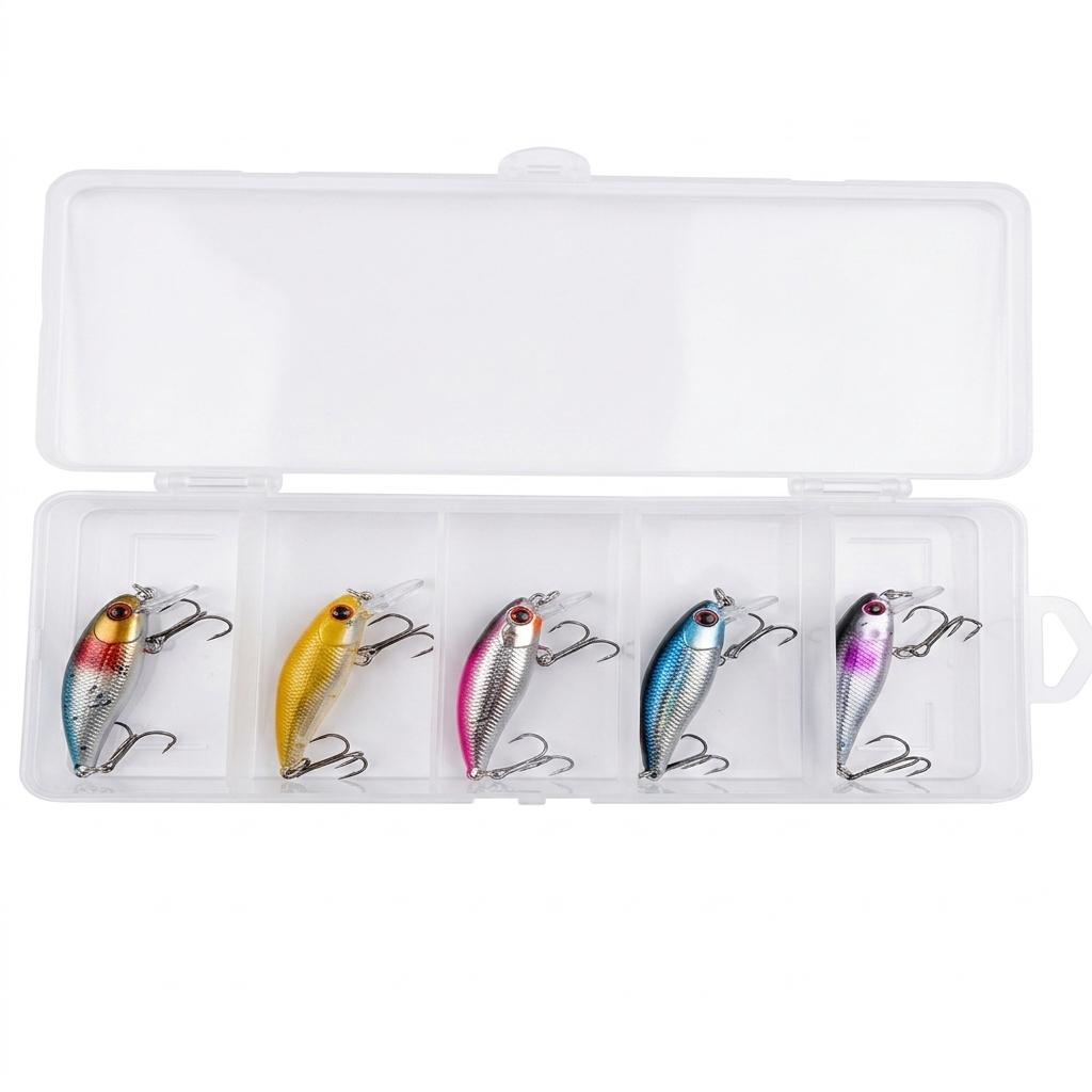 Minnow Lure Sinking Hard Bait 6.5cm 4.3g Realistic Chubs Fishing Lure for Bass Pike
