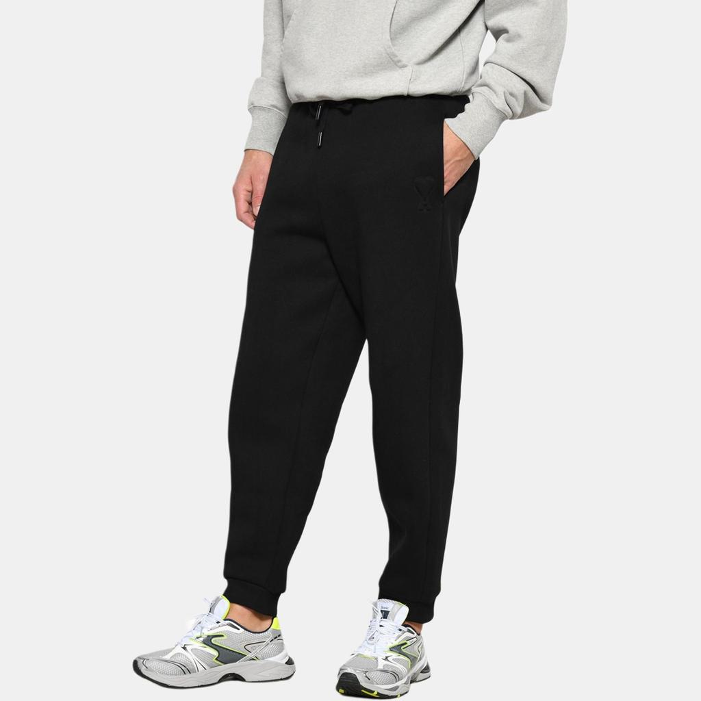 Ami Logo Embossed Drawstring Track Pants UTR225749-001