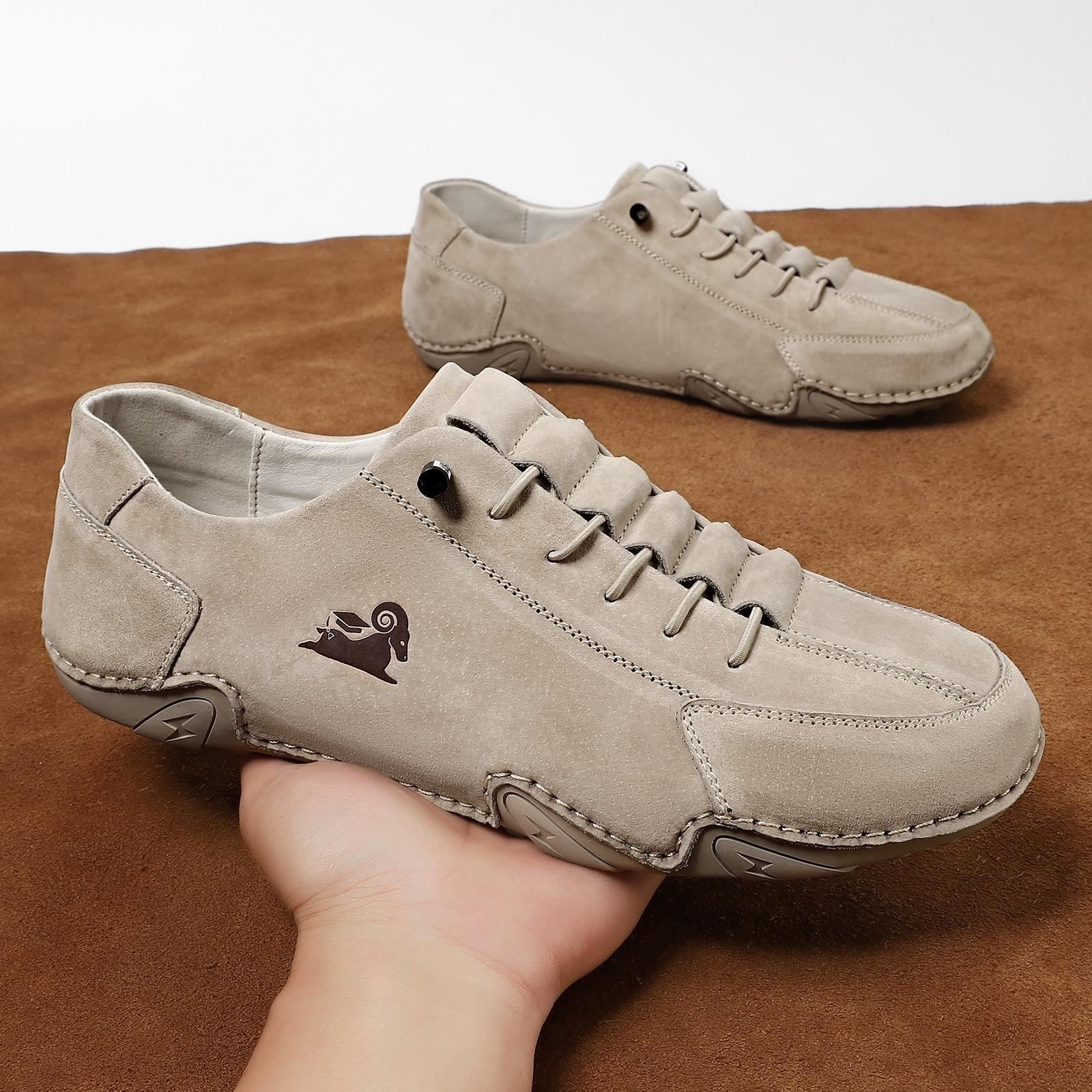 Верхний слой кожаных мужских ботинок Низкие мужские повседневные туфли 46 — фото 4