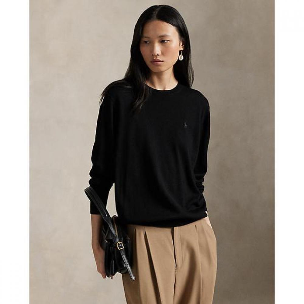 Polo Ralph Lauren Women S Wool Crewneck Sweater wmpoSwenc021278001 XS 18132₽
