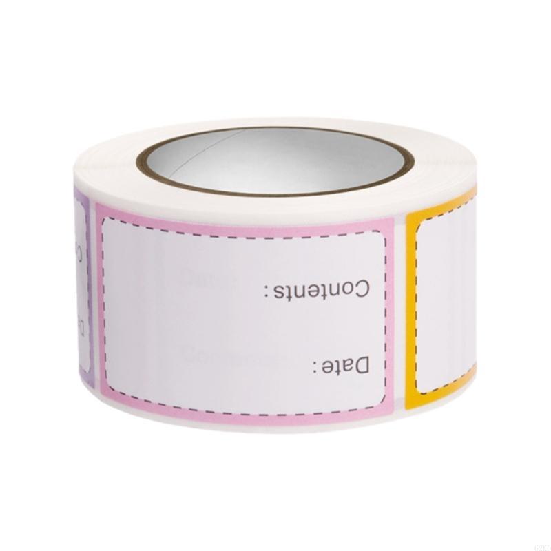 62KD 250pcs Freezer Labels adhesive Labels for Food Storage Label Sticker 3x5cm