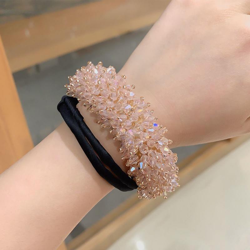 Crystal Ball Head Hair Curler - Versatile Braided Hair Accessory for Creating Fluffy Flower Bud Styles