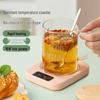 LISM Mug Warmer & Coaster with Glass Cup