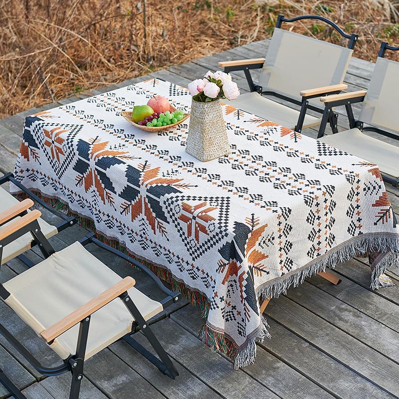 Bohemian Picnic Mat - Outdoor Camping Tablecloth & Moisture-Proof Blanket