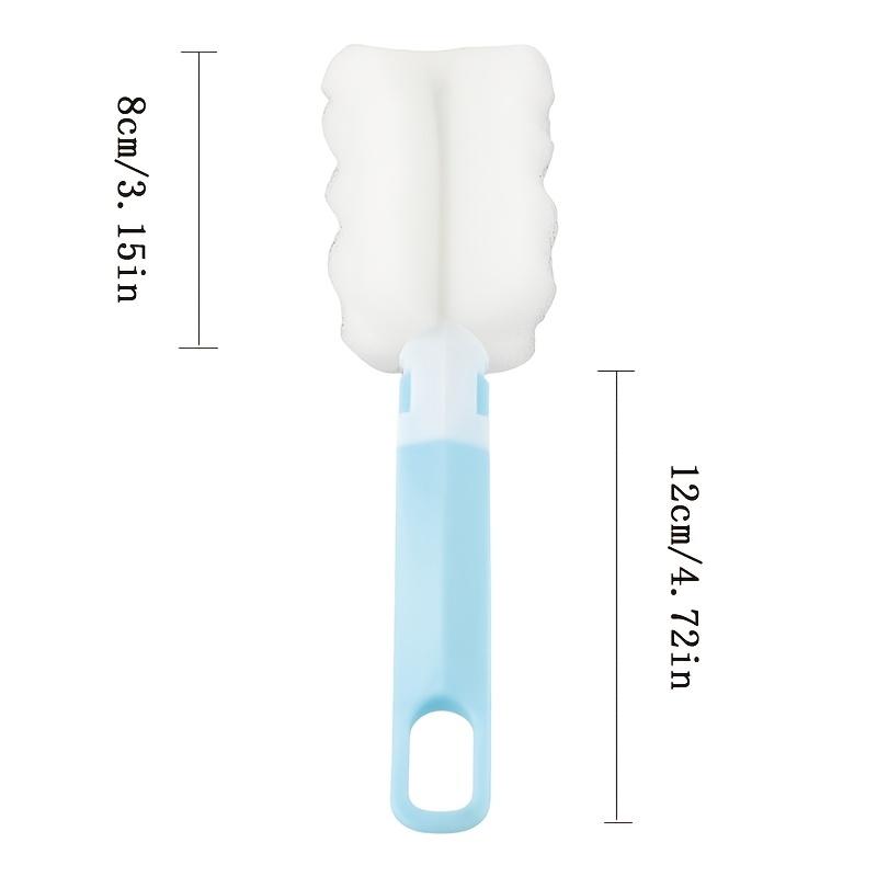 

1/5pcs Long-Handle Sponge Brush for Mugs Glass Bottles Cups Scrubber for Efficient Cleaning Sponges Reusable Kitchen Clean Tool