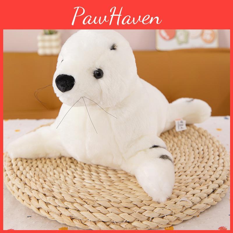 Lifelike Sea Lion Plush Toy With Soft Short Plush For Childrens Room Gift Decor