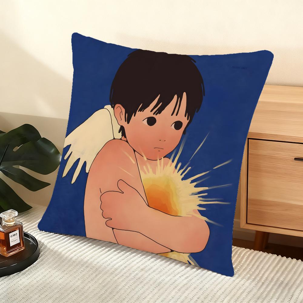 Mexico Artist Susan Cushion Cover Silky Short Plush Home Sofa Cushion Cover - Invisible Zipper Home Decoration