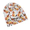 ZLIENSZUS Retro Violin Music Knit Hat for Adults - 2D Flat Print Violin & Sheet Music, Fashionable Suitable for City Outfits, Casual Wear, Music Lover