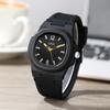 Fashion Middle School Student Sports Watch Men'S Oval Niche Watch Waterproof Quartz Silicone Watch