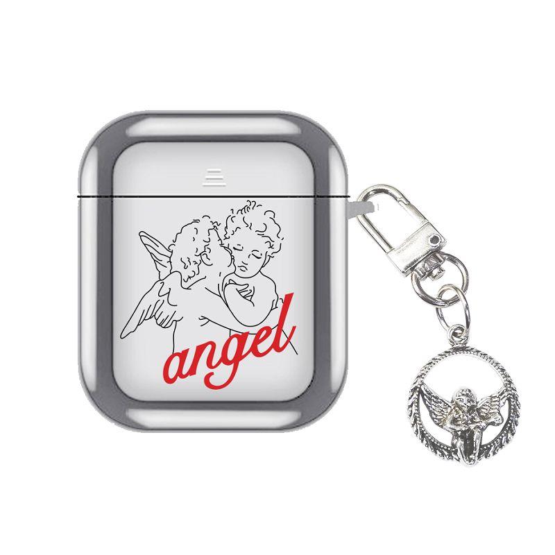 

Apple Qiu Bit Angel Pro 3 Headset Protective Case Airpods 1/2 [Cupid] Send Pendant