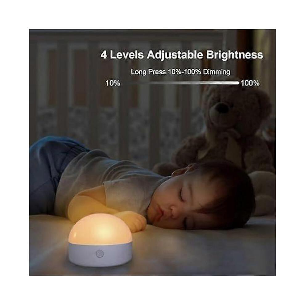 E14 Rechargeable Light Bulb,2Packs,300LM,40W Equivalent,Detachable Charging,3 Color Temperature,Remote Control Puck Emergency Lamp