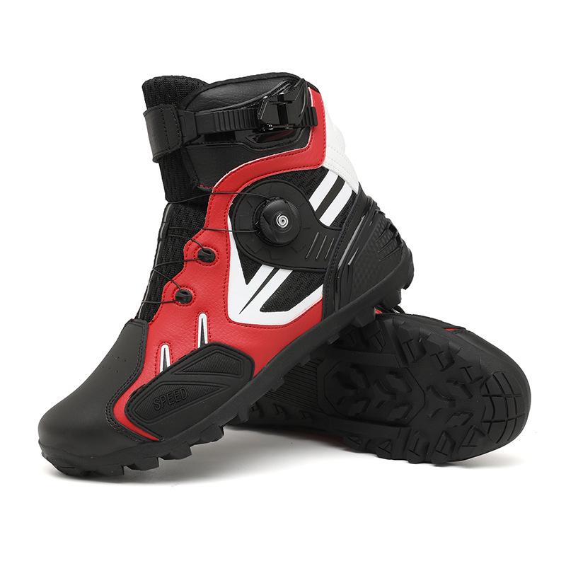 JC-S1917 Men's Four Seasons Motorcycle Riding Boots - Short, Off-Road, Racing Style