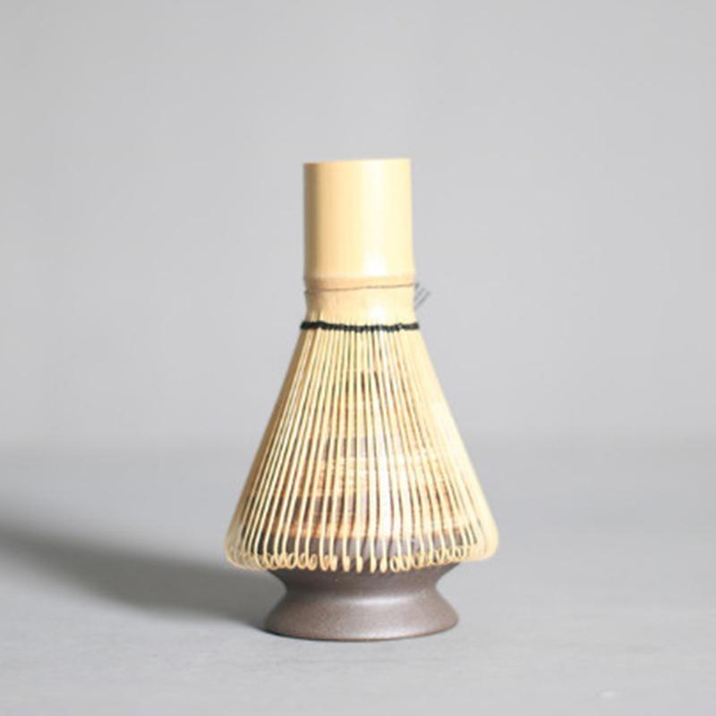 Japanese Coarse Pottery Matcha Tea Chasen Holder Stand Bowl Bamboo Whisk Grinder Teaware Tools Holder Tea Accessories Teaware