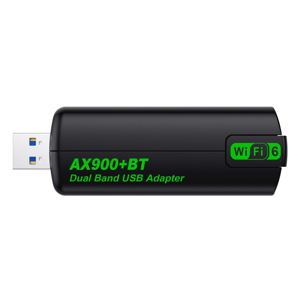 2 In 1 WiFi 6 Bluetooth 5.4 Adapter Dual Band 2.4G/5G USB WiFi Network Card 900Mbps Wireless Wlan Receiver for PC Laptop Driver Free