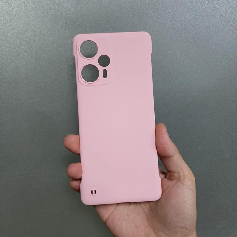 Solid Color Slim Frameless Phone Case For Xiaomi Poco X6 M4 Pro Redmi Note 14 Pro 13 Pro+ 12 Pro Heat Dissipate Shockproof Cover