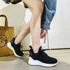 Flying Woven Women's Shoes 2026 New Spring Shock Absorption Lightweight Casual Versatile Running Shoes Fashionable White Women's Sports
