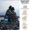 1PC Love Declaration, Romantic Gift Print Blanket, Soft Throw Blanket - Warm & Cozy for Couch, Bed, Office, and Travel Yy250912218