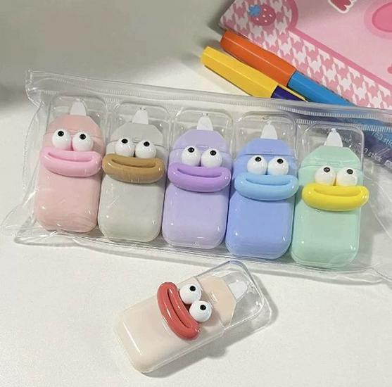 Kreatywna Dopaminowa Kreskówka Mini Taśma Korekcyjna: Uroczy i Przenośny