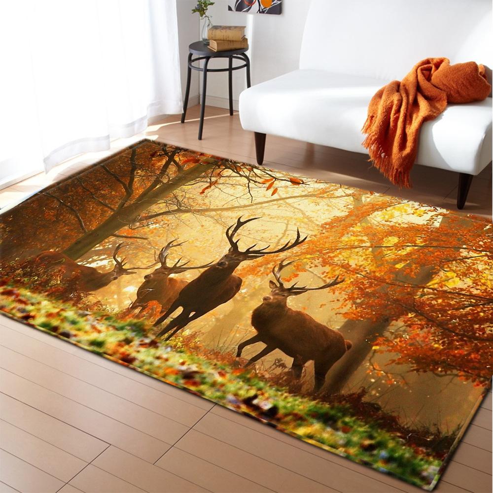 Scenic Carpet Feather Wind Bedroom Floor Mat