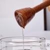 Glass Storage Bottles with Dipper Lid Honey Jars Wide Mouth Honey Containers Syrup Dispenser for Storing Honey and Syrup