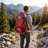 Waterproof Hiking Backpack Nylon Climbing Daypack Large Camping Backpack  Women