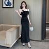 Stylish Women's Summer Bowknot Midi Camisole Dress