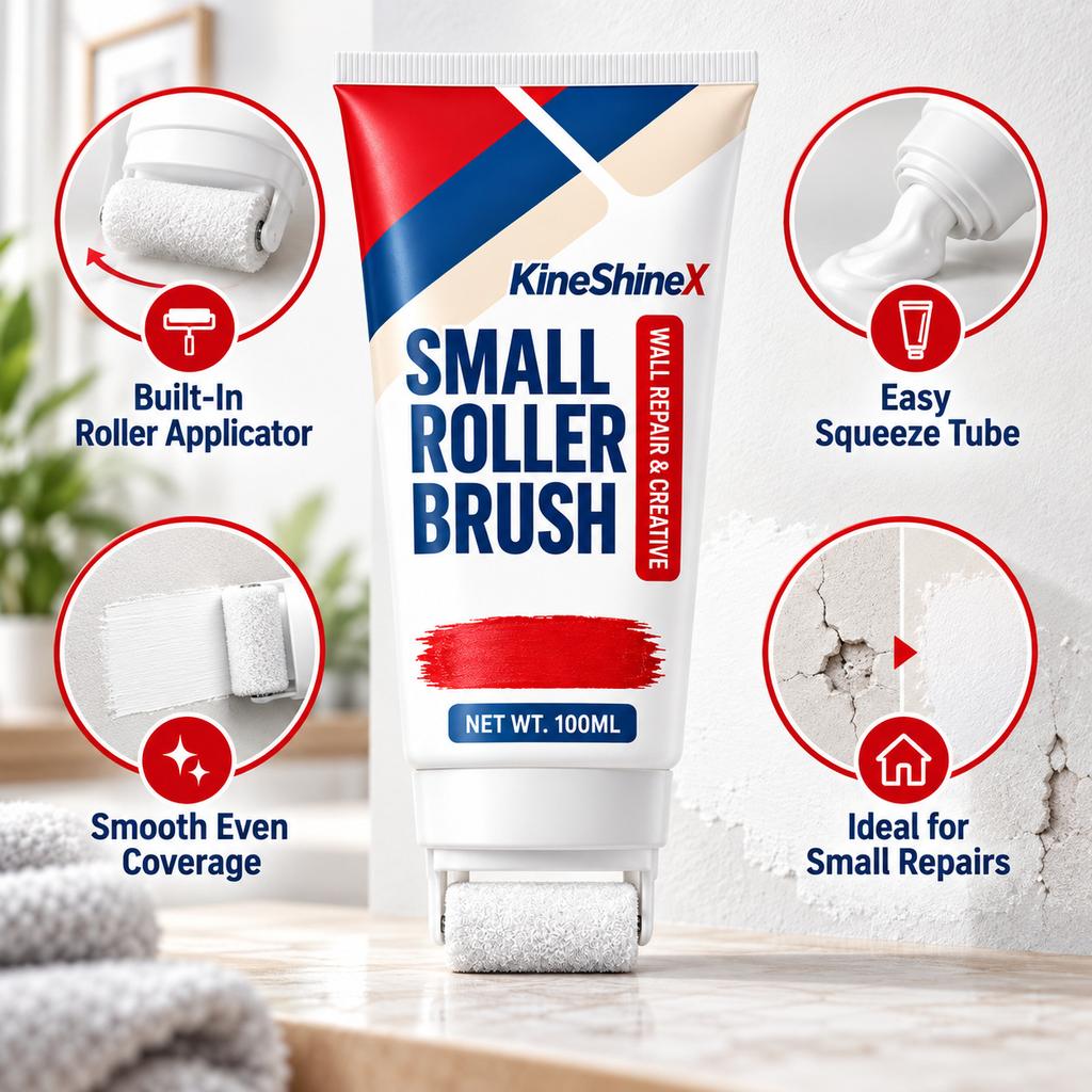 Portable Roller Type Wall Repair Cream, Convenient Wall Repair Paint for Daily Indoor Wall Minor Renovation and Touch-Up