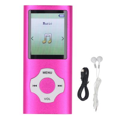 MP3 MP4 Player HiFi Sound 1,8 in Farbe Bildschirm 128GB Erweiterbar Tragbare Video Musik