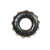 Stainless Steel Ring EDC Mechanical Fidget Ratchet Loop Toy Adjustable Haptic Metal Ring Stress Relief Spinner Toy