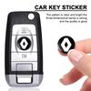 2026 Hot For Renault Interior Stickers For Renault DUSTER Megane 2 3 Clio 4 Captur Kadjar Fluence 14mm Car Remote Key Emblem Bad