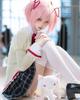 Kaname Madoka Cosplay Costume with Wig Puella Magi Madoka Magica Mitakihara Municipal Junior High School Uniform Set Long Sleeved Costume Everyday