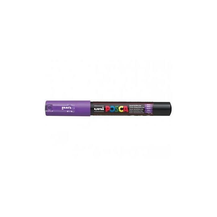 Marqueur - POSCA - PC1MC - Lot de 12 - Pointe conique extra-fine - Violet